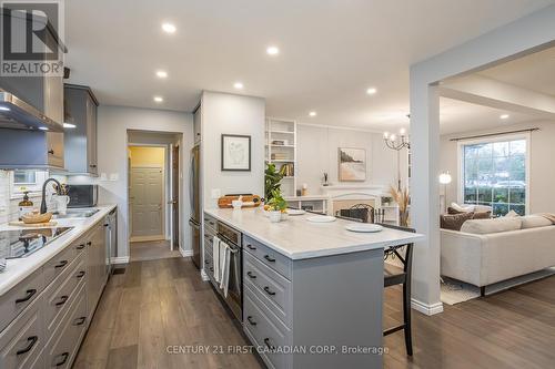 1208 Guildwood Boulevard, London, ON - Indoor Photo Showing Kitchen With Upgraded Kitchen