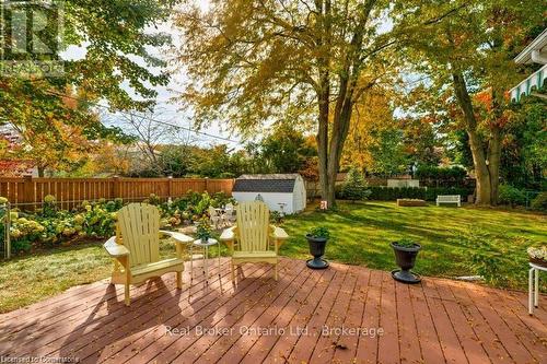 622 George Street, Burlington (Brant), ON - Outdoor With Deck Patio Veranda With Backyard