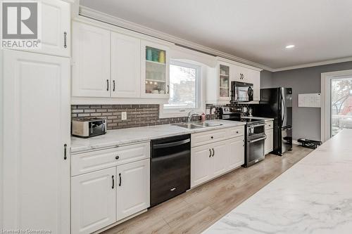 6 Abraham Drive N, Stratford, ON - Indoor Photo Showing Kitchen With Double Sink