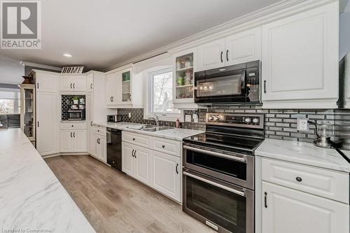 6 Abraham Drive N, Stratford, ON - Indoor Photo Showing Kitchen With Double Sink