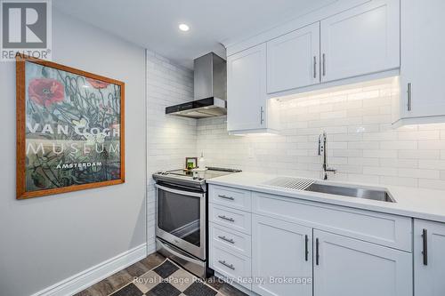 217 Bristol Street, Guelph (Downtown), ON - Indoor Photo Showing Kitchen With Upgraded Kitchen