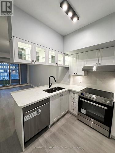 716 - 909 Bay Street, Toronto, ON - Indoor Photo Showing Kitchen With Double Sink