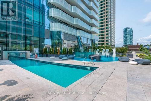 6703 - 1 Bloor Street E, Toronto, ON - Outdoor With In Ground Pool