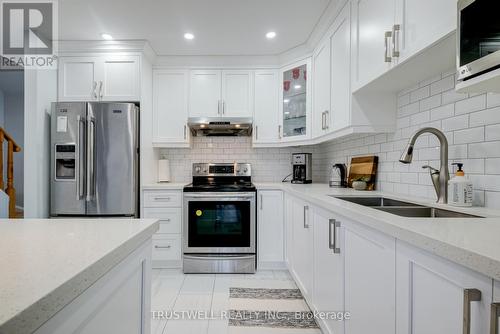 135 Laird Drive, Markham, ON - Indoor Photo Showing Kitchen With Stainless Steel Kitchen With Double Sink With Upgraded Kitchen