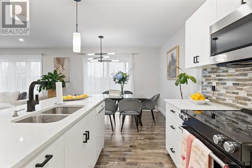 1176 Kamloops, Windsor, ON - Indoor Photo Showing Kitchen With Double Sink With Upgraded Kitchen