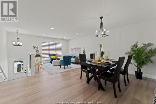 1850 Meighen Unit# Upper #1, Windsor, ON - Indoor Photo Showing Dining Room