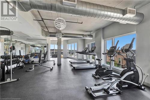 1 Victoria Street S Unit# 1001, Kitchener, ON - Indoor Photo Showing Gym Room