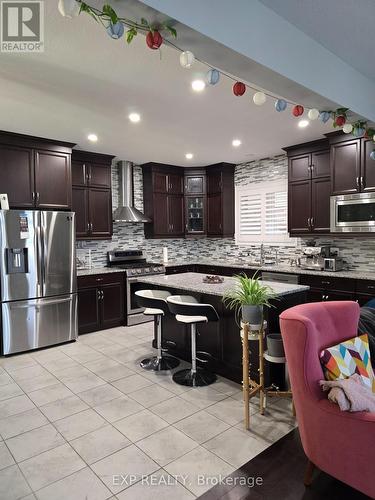 166 Rivertrail Avenue, Kitchener, ON - Indoor Photo Showing Kitchen With Stainless Steel Kitchen With Upgraded Kitchen