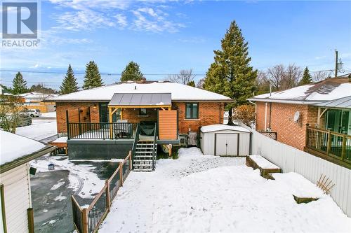 4450 Park Avenue, Hanmer, ON - Outdoor With Deck Patio Veranda