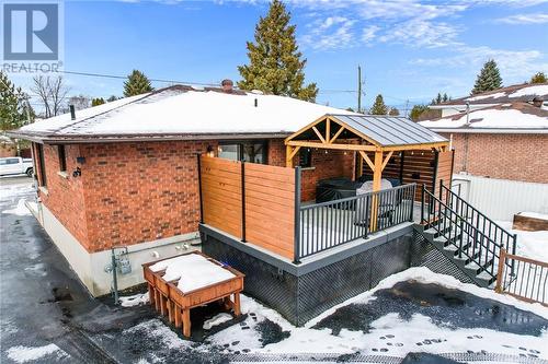 4450 Park Avenue, Hanmer, ON - Outdoor With Deck Patio Veranda