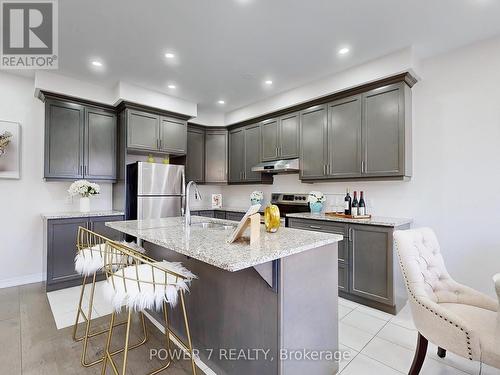 3479 Eternity Way, Oakville, ON - Indoor Photo Showing Kitchen With Double Sink With Upgraded Kitchen