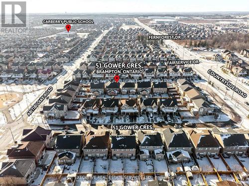 51 Gower Crescent, Brampton, ON - Outdoor With View