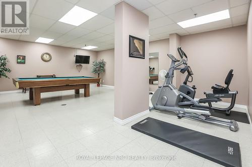 1004 - 81 Scott Street, St. Catharines (443 - Lakeport), ON - Indoor Photo Showing Gym Room