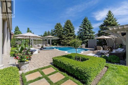 12 Sandy Ridge Court, Whitchurch-Stouffville, ON - Outdoor With In Ground Pool With Backyard