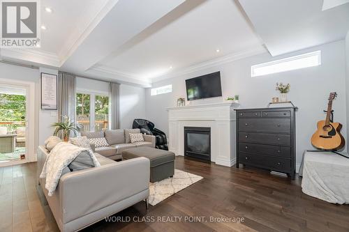 41 Howarth Avenue, Toronto, ON - Indoor Photo Showing Living Room With Fireplace