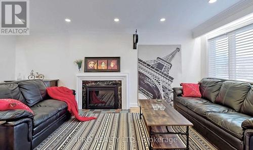 7 Foxwarren Drive, Toronto, ON - Indoor Photo Showing Living Room With Fireplace