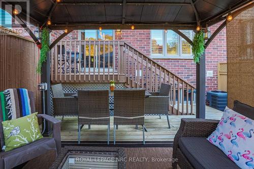 8681 Dogwood Crescent, Niagara Falls (222 - Brown), ON - Outdoor With Deck Patio Veranda With Exterior