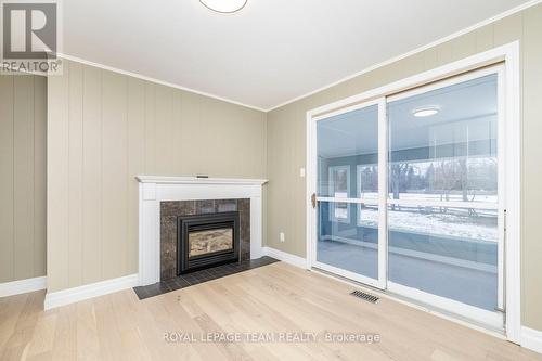 1245 Fairway Drive, Ottawa, ON - Indoor Photo Showing Living Room With Fireplace