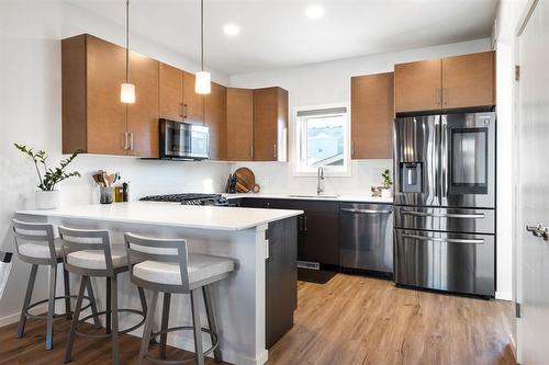 805 De La Seigneurie Boulevard, Winnipeg, MB - Indoor Photo Showing Kitchen With Upgraded Kitchen