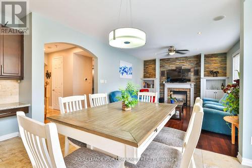 25 Cliff Gunn Road, Newmarket, ON - Indoor Photo Showing Dining Room With Fireplace