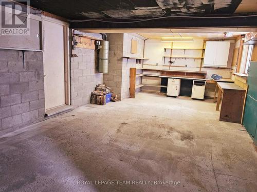 833 Beavertail Road E, Ottawa, ON - Indoor Photo Showing Basement