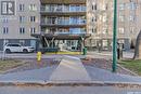 1205 320 5Th Avenue N, Saskatoon, SK  - Outdoor With Balcony With Facade 