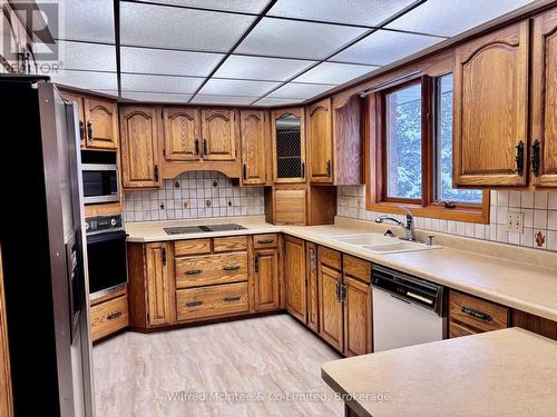 1289 Bruce Road 4 Road, Brockton, ON - Indoor Photo Showing Kitchen With Double Sink