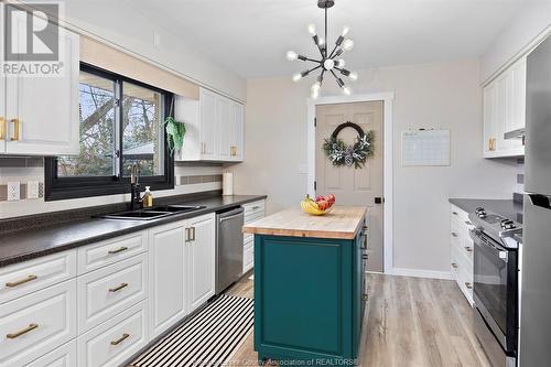 35 Hillview, Kingsville, ON - Indoor Photo Showing Kitchen With Double Sink