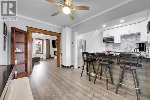 53 1/2 Robins Avenue, Hamilton, ON - Indoor Photo Showing Kitchen With Upgraded Kitchen