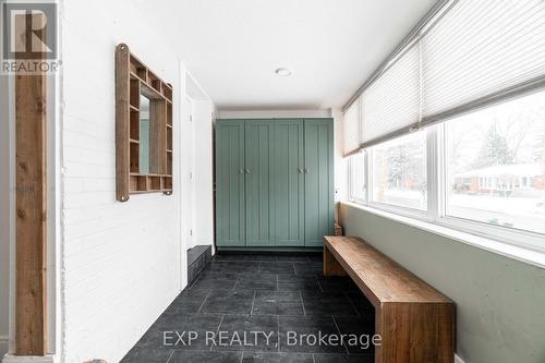 Entrance tiled foyer with mudroom features - 85 Dufferin Street, Stratford, ON - Indoor Photo Showing Other Room