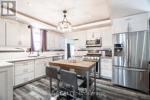 Beautifully updated kitchen w/ included appliances - 85 Dufferin Street, Stratford, ON - Indoor Photo Showing Kitchen With Stainless Steel Kitchen