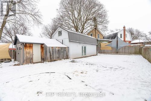 Private back yard wide view showing w/ Acc. Struct - 85 Dufferin Street, Stratford, ON - Outdoor