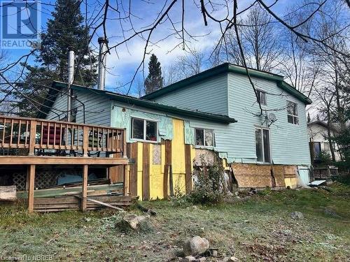 Back of house with a deck - 297 Nickel Lake Shores Road, Rainy River, ON - Outdoor