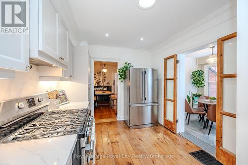 129 Northumberland Street, Guelph (Central West), ON - Indoor Photo Showing Kitchen With Stainless Steel Kitchen