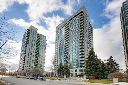 1808-28 Harrison Garden Blvd, Toronto, ON - Outdoor With Balcony With Facade