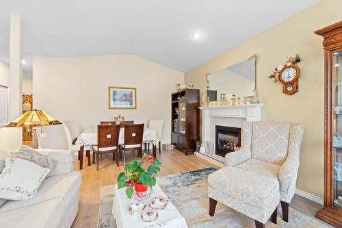 1655 Woodburn Drive, Cache Creek, BC - Indoor Photo Showing Living Room With Fireplace