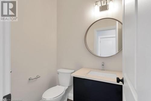 Bathroom with vanity and toilet - 3C Balsam Street, Innerkip, ON - Indoor Photo Showing Bathroom