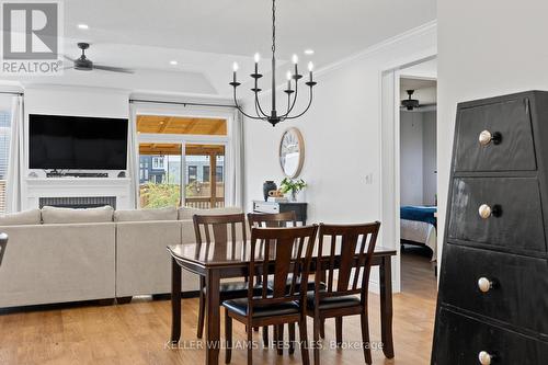 114 Aspen Circle, Thames Centre (Thorndale), ON - Indoor Photo Showing Dining Room With Fireplace