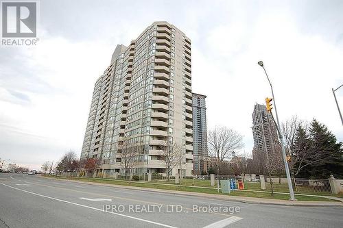 1407 - 350 Rathburn Road W, Mississauga, ON - Outdoor With Balcony With Facade