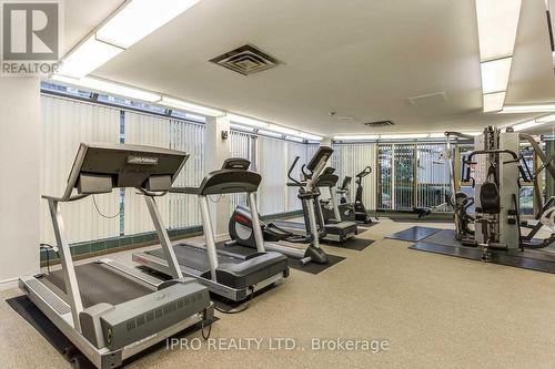 1407 - 350 Rathburn Road W, Mississauga, ON - Indoor Photo Showing Gym Room