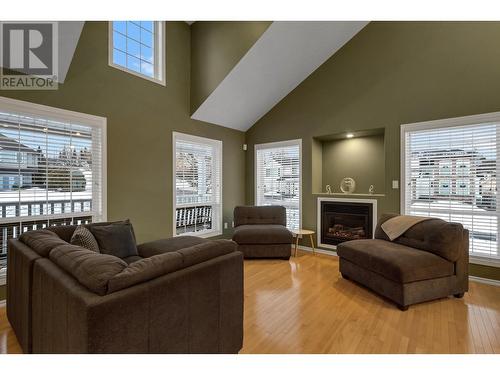 7124 St Gerald Place, Prince George, BC - Indoor Photo Showing Living Room With Fireplace