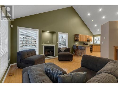 7124 St Gerald Place, Prince George, BC - Indoor Photo Showing Living Room With Fireplace