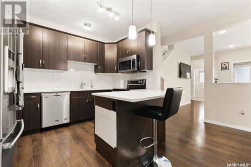 3347 Green Turtle Road, Regina, SK - Indoor Photo Showing Kitchen With Upgraded Kitchen