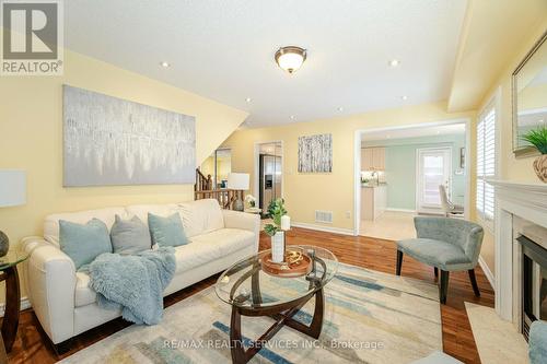 64 Edenbrook Hill Drive, Brampton, ON - Indoor Photo Showing Living Room With Fireplace