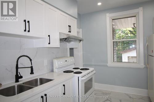 701 Wilson Street, Hamilton, ON - Indoor Photo Showing Kitchen With Double Sink