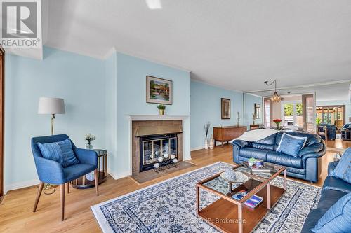 87D - 263 Botanica Pvt, Ottawa, ON - Indoor Photo Showing Living Room With Fireplace