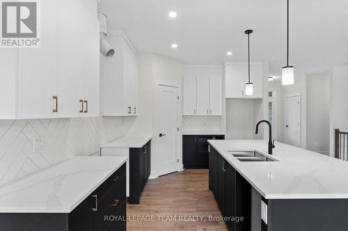 45 Tennant Drive, Rideau Lakes, ON - Indoor Photo Showing Kitchen With Double Sink With Upgraded Kitchen