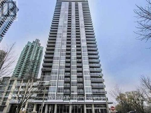 1106 - 223 Webb Drive, Mississauga, ON - Outdoor With Balcony With Facade