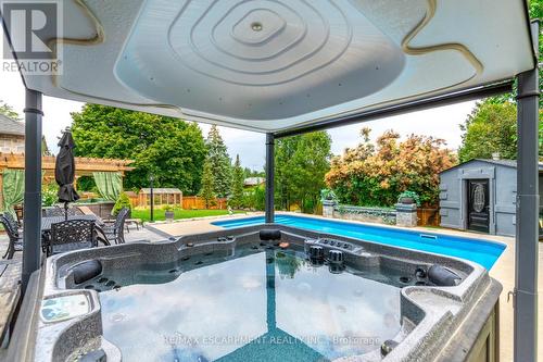 17 Mcdonald Court, Hamilton, ON - Outdoor With In Ground Pool