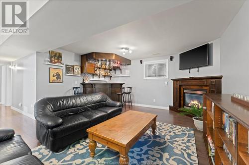 1082 Monarch Meadows, Lakeshore, ON - Indoor Photo Showing Living Room With Fireplace